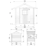 Holzhaus für Kinder M550 – Bild 8