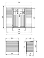 EKO-LINE Werkzeugkasten H310 F mit abschließbarer Paneeltür – Bild 6