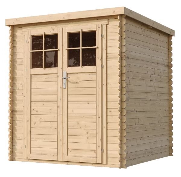 EKO-LINE Werkzeughaus H309 F mit Kassettentür 180x130 cm Stärke 19 mm