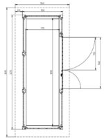 9 m2 327x115 cm Dicke 19 mm