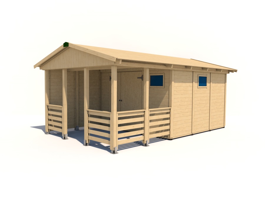 327x539-cm-tl-19-mm Gartenpavillon Herold A3355 C X Plus mit Seitenwand (9