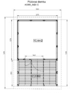 3 m2) 327x539 cm dick 19 mm