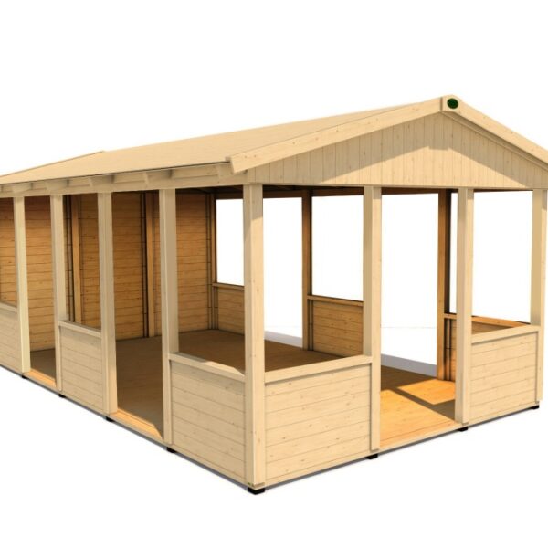 Gartenpavillon HEROLD A3355 A mit Boden 16