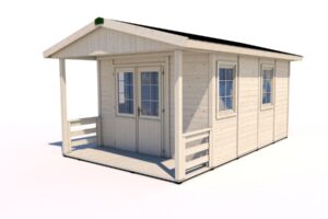 Gartenhaus HEROLD A3344 Premium mit Terrasse (14