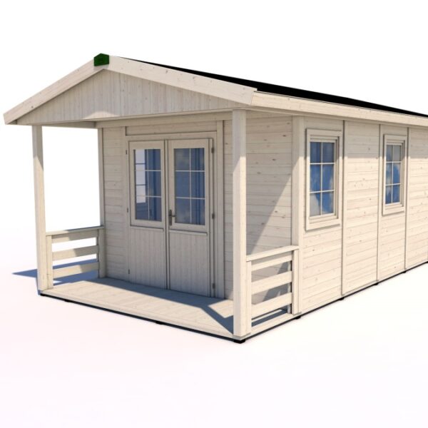 Gartenhaus HEROLD A3344 Premium mit Terrasse (14