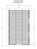 6 m2 (volle Seitenwand) 327x539 cm Stärke 19 mm