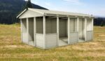 Gartenpavillon HEROLD A3355 A Plus mit Seitenwand und Boden 16,6 m2 (volle Seitenwand) – Bild 3