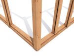 Gartenpavillon HEROLD A3355 A Plus mit Seitenwand und Boden 16,6 m2 (volle Seitenwand) – Bild 5