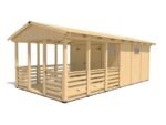 Gartenpavillon Herold A3366 C mit Terrassenboden (9