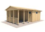 Gartenpavillon Herold A3366 CX Plus mit Seitenwand (9