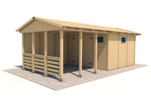 Gartenpavillon Herold A3366 CX Plus mit Seitenwand (9