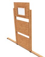 Gartenpavillon Herold A3366 DX Plus mit Seitenwand (12,6 + 6,3 m2) – Bild 5