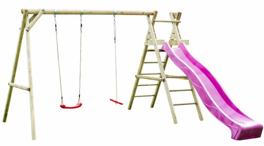 360x195x230cm Spielplatz mit Schaukel Imprest HOLGER 360x195x230cm