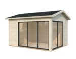 Gartenhaus Amanda 11,2 m2 mit Schiebetüren – Bild 3