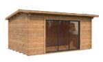 Gartenhaus INES 13,7 m2 mit Schiebetüren mit Doppelglas – Bild 6