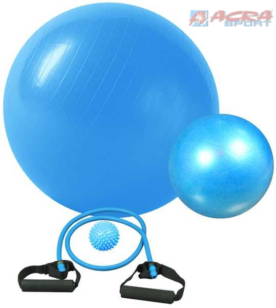 acra-sada-fitness-rehabilitacni-gymball-expander-overball ACRA Fitness Reha-Set Gymball
