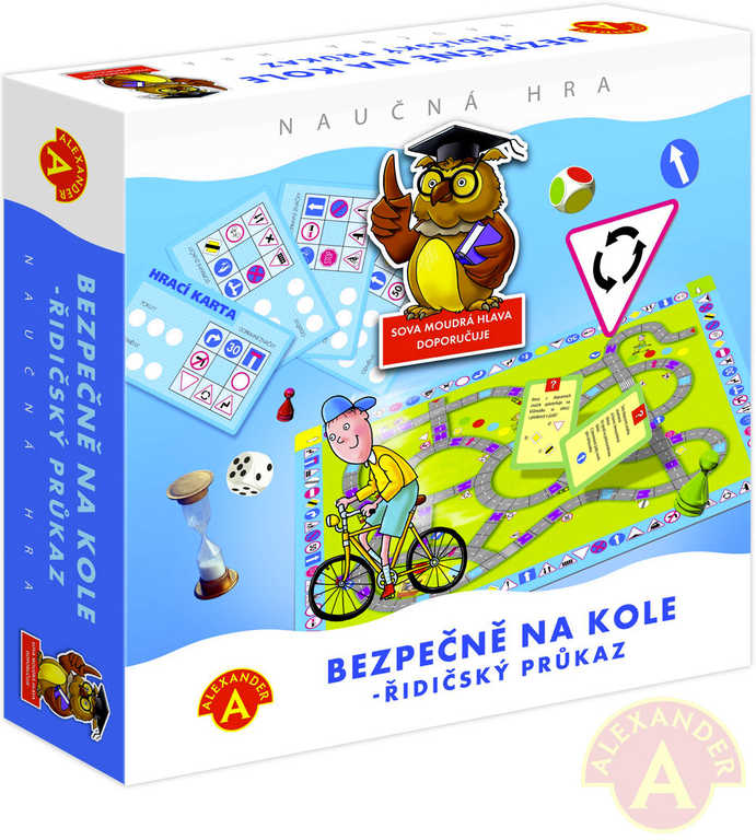 alexander-hra-bezpecne-na-kole-ridicsky-prukaz ALEXANDER Spiel Sicher auf dem Rad - Führerschein ALEXANDER Spiel Sicher auf dem Rad - Führerschein