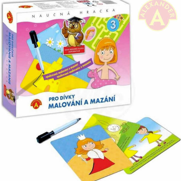 ALEXANDER Mal- und Radierspiel für Mädchen pädagogisches Kreativset in Box ALEXANDER Mal- und Radierspiel für Mädchen pädagogisches Kreativset in Box