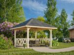Gazebo Bianca 8,3 m2 mit Geländer – Bild 4