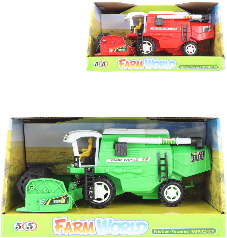 auto-kombajn-cerveny-27cm-zaci-stroj-s-kombajnistou-2-barvy-plast Mähdrescher rot 27cm Mäher mit Mähdrescher 2 Farben Kunststoff Mähdrescher rot 27cm Mäher mit Mähdrescher 2 Farben Kunststoff