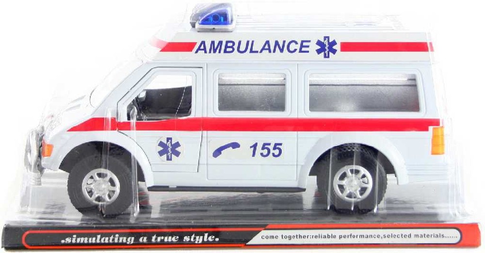 auto-sanitka-plastova-15cm-bila-ambulance-na-setrvacnik Kunststoff-Krankenwagen 15cm weiß Krankenwagen auf Schwungrad Kunststoff-Krankenwagen 15cm weiß Krankenwagen auf Schwungrad