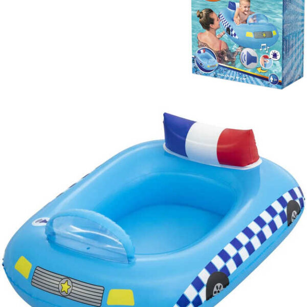 BESTWAY Aufblasbares Polizeiauto-Boot 97x74cm ins Wasser mit Batterie Sound 34153 BESTWAY Aufblasbares Polizeiauto-Boot 97x74cm ins Wasser mit Batterie Sound 34153