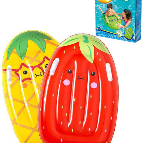 BESTWAY Aufblasbare Liege Surf Buddy fruit 84x56cm für Wasser mit Griffen 3 Typen BESTWAY Aufblasbare Liege Surf Buddy fruit 84x56cm für Wasser mit Griffen 3 Typen