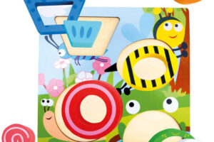 BINO WOOD Puzzle Teich 9 Teile 3D BINO WOOD Puzzle Teich 9 Teile 3D