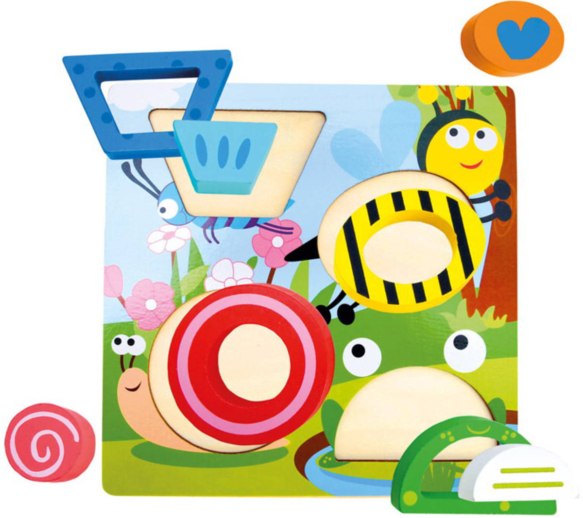 bino-drevo-puzzle-vkladaci-rybnik-9-dilku-3d BINO WOOD Puzzle Teich 9 Teile 3D BINO WOOD Puzzle Teich 9 Teile 3D