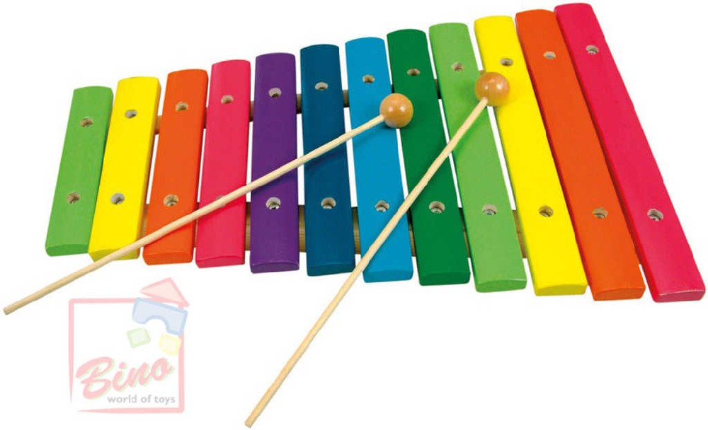 bino-drevo-xylofon-12-tonu BINO WOOD Xylophon 12 Töne BINO WOOD Xylophon 12 Töne