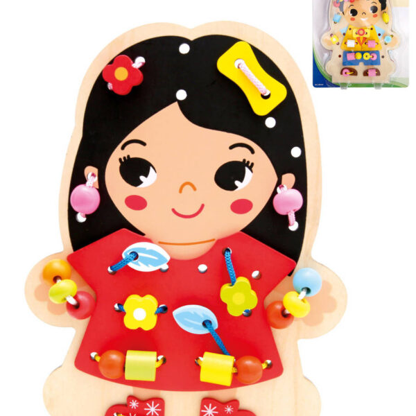 BINO WOOD Fun Dressing Dressing mit Perlen BINO WOOD Fun Dressing Dressing mit Perlen
