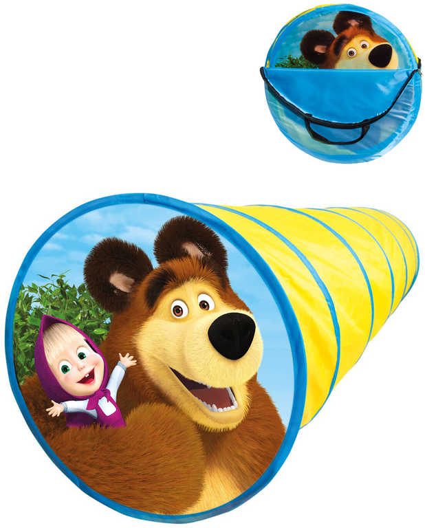 bino-prolezacka-masa-a-medved-180x48cm-tunel-prolezaci-zluty BINO Klettergerüst Masha und Bär 180x48cm Tunnel klettern gelb BINO Klettergerüst Masha und Bär 180x48cm Tunnel klettern gelb