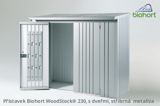 biohort-dverni-set-woodstock-230-tmave-seda-metaliza-p53906 Biohort WoodStock® 230 Türenset