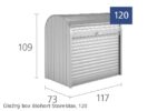 Biohort StoreMax® 120 Aufbewahrungsbox, silbermetallic – Bild 3