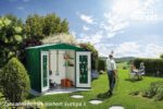 Biohort Gartenhaus EUROPA 3, dunkelgrau metallic – Bild 5