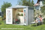 Biohort Gartenhaus EUROPA 4, grau-quarzmetallic – Bild 5