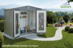 Biohort Gartenhaus EUROPA 4, dunkelgrau metallic – Bild 3