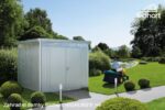 Biohort Gartenhaus HIGHLINE® H4, silbermetallic – Bild 5