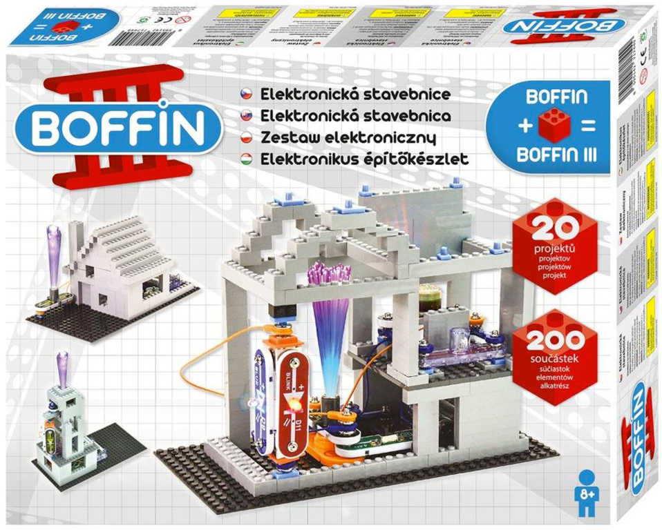 boffin-iii-bricks-20-projektu-200-soucastek-na-baterie-elektronicka-stavebnice Boffin III. BRICKS 20 Projekte 200 batteriebetriebene Teile elektronisch BUILDING BOFFIN III. BRICKS 20 Projekte 200 Teile auf Batterien elektronisch BOOKBOOK