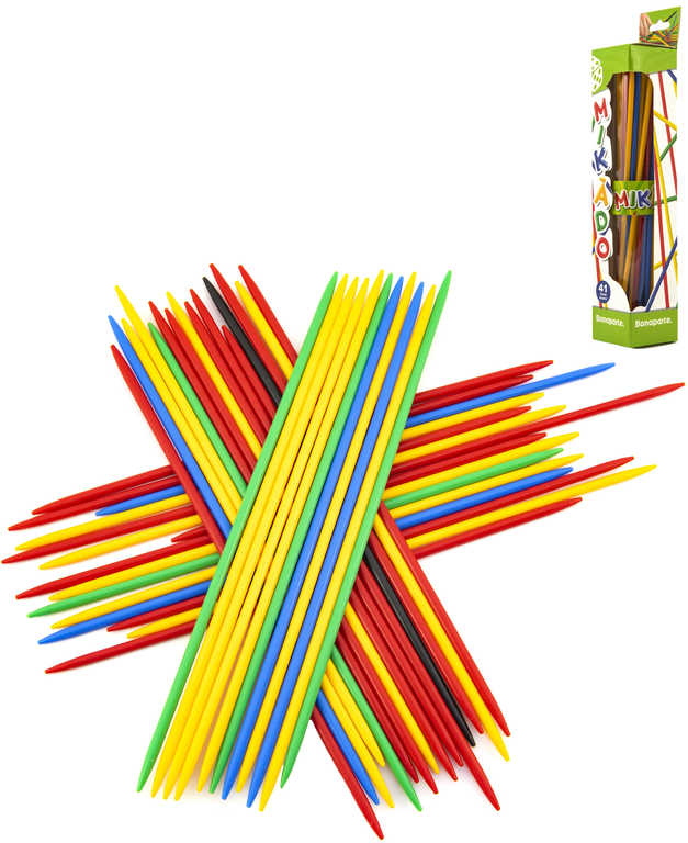 bonaparte-hra-mikado-41-tycinek-25cm-plast BONAPARTE Mikado-Spiel 41 Stäbchen 25cm aus Kunststoff BONAPARTE Mikado-Spiel 41 Stäbchen 25cm aus Kunststoff