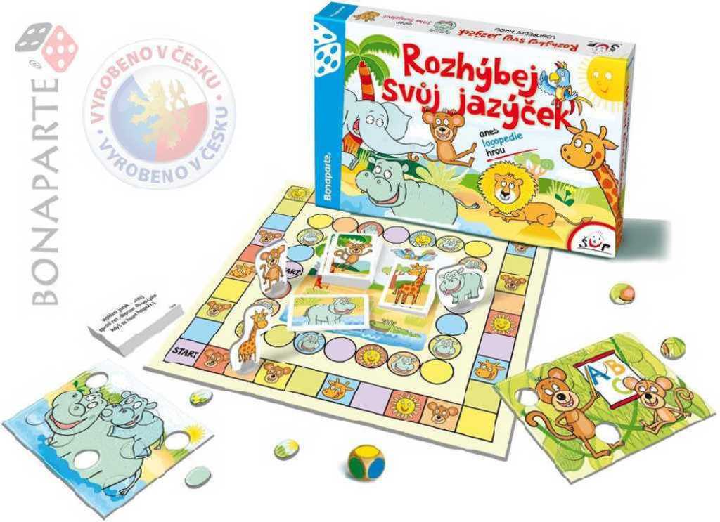 bonaparte-hra-rozhybej-svuj-jazycek-aneb-logopedie-hrou BONAPARTE Spiel Bewege deine Zunge oder Sprachtherapie beim Spielen BONAPARTE Spiel Bewege deine Zunge oder Sprachtherapie beim Spielen