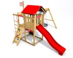 Spielplatz Monkey's Home Kleiner Pirat DOOK mit roter Rutsche – Bild 4