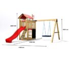 Spielplatz Monkey's Home Kleiner Pirat DOOK mit grüner Rutsche – Bild 7
