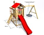 Spielplatz Monkey's Home Kleiner Pirat HOOK mit gelber Rutsche – Bild 7