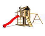 Spielplatz Monkey's Home Kleiner Pirat RED mit roter Rutsche – Bild 4