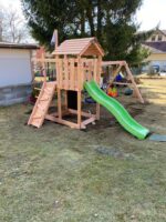 Spielplatz Monkey's Home Kleiner Pirat RED mit roter Rutsche – Bild 11