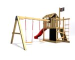 Spielplatz Monkey's Home Kleiner Pirat RED mit blauer Rutsche – Bild 3