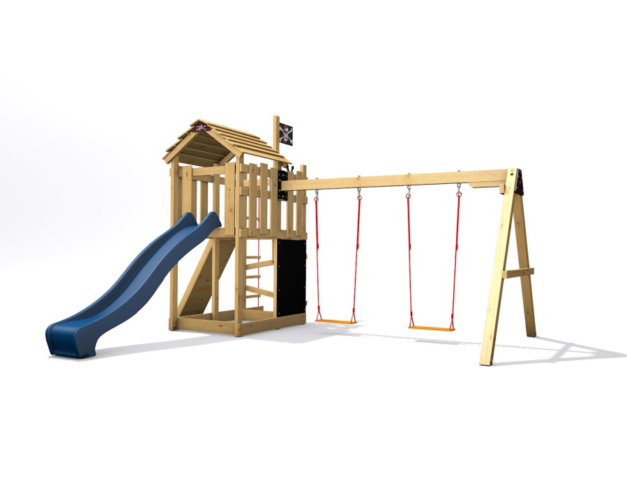 detske-hriste-monkey-s-home-maly-pirat-red-s-modrou-skluzavkou Spielplatz Monkey's Home Kleiner Pirat RED mit blauer Rutsche Spielplatz Monkey's Home Kleiner Pirat RED mit blauer Rutsche