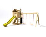 Spielplatz Monkey's Home Kleiner Pirat ROT mit gelber Rutsche Spielplatz Monkey's Home Kleiner Pirat ROT mit gelber Rutsche
