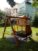 Spielplatz Monkey's Home Kleiner Pirat SAM mit roter Rutsche – Bild 6